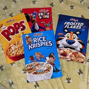 4-1 decorative 100 piece cereal puzzle